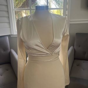 Crop too long sleeves